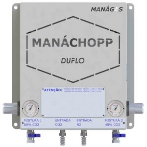 Misturador de Gases - Chopp com Nitrogênio - Modelo Duplo